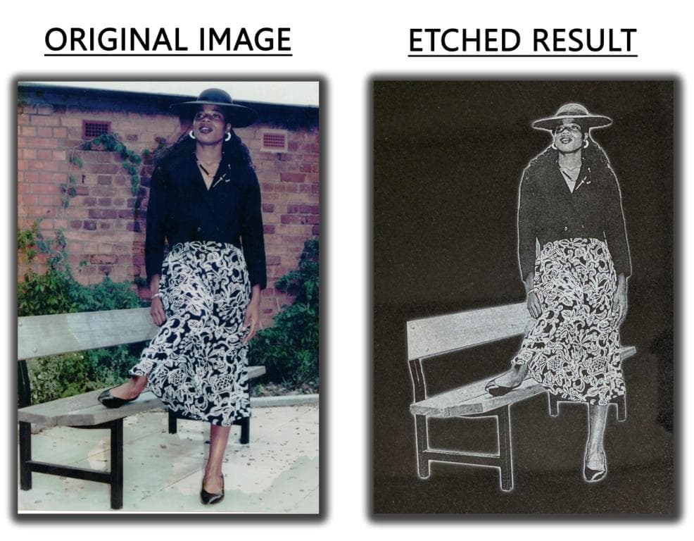 laser etch with ref photo