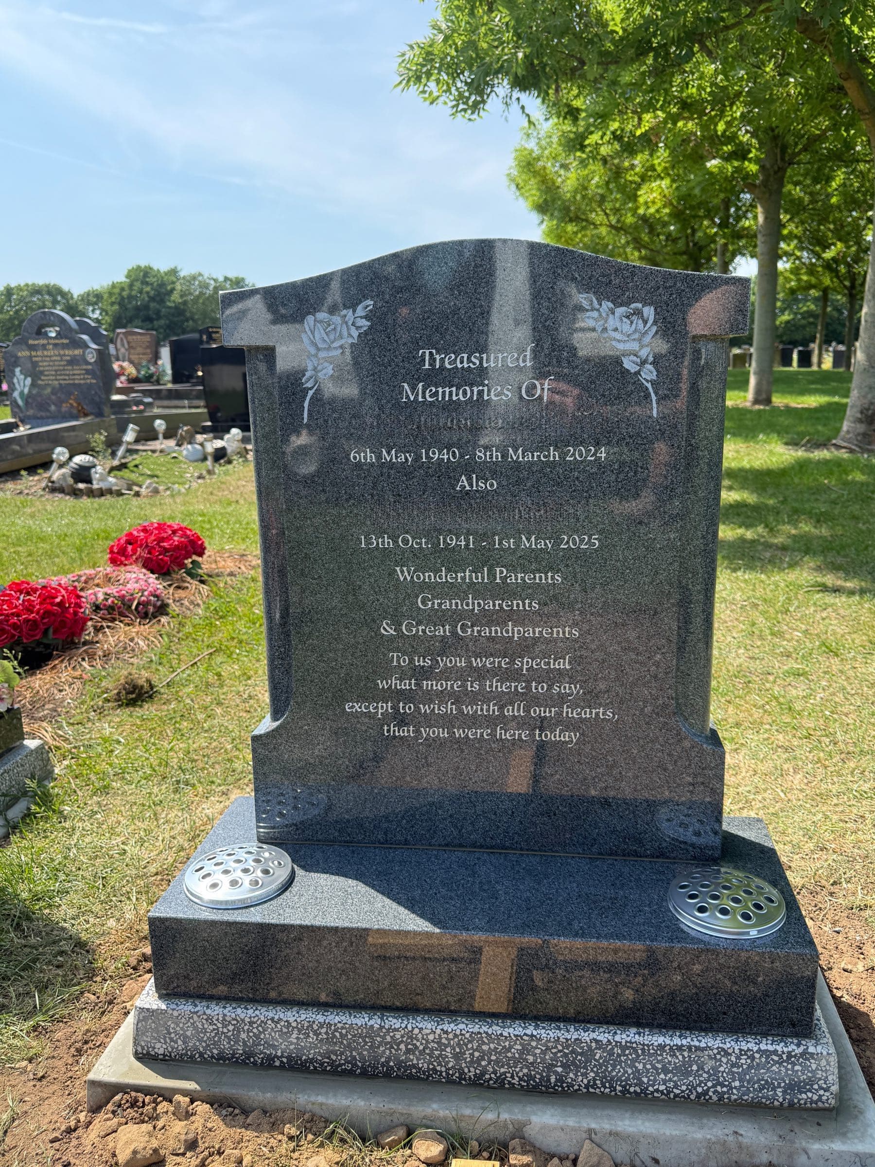 Minster Memorial in Chinese Rustenburg Granite